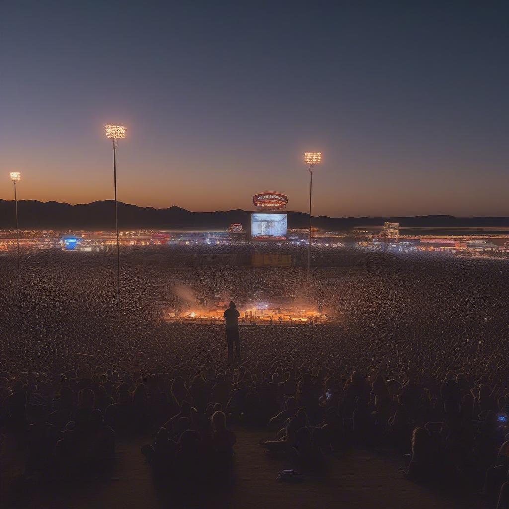 Crowd Singing Along at Country Thunder Arizona 2022