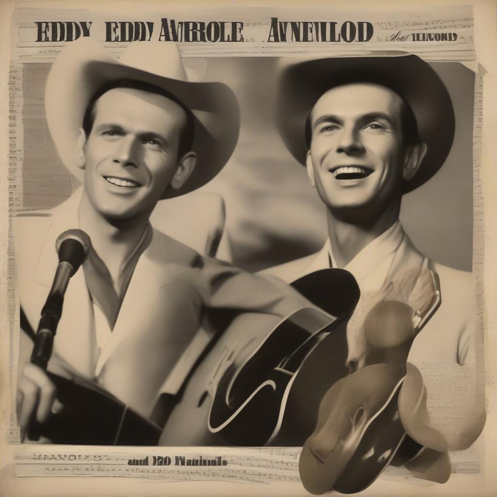 Country and Western Stars of 1948: Eddy Arnold and Hank Williams