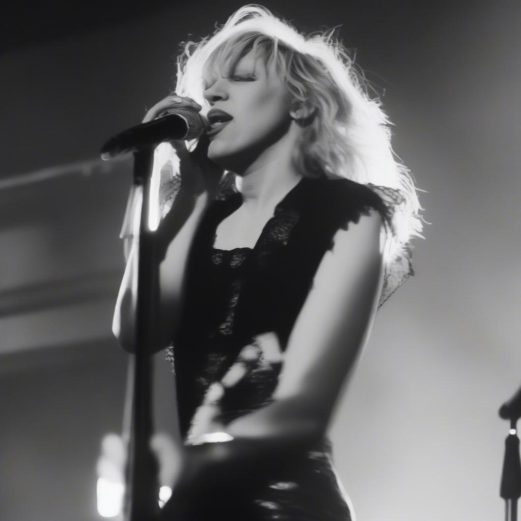 Courtney Love on Stage