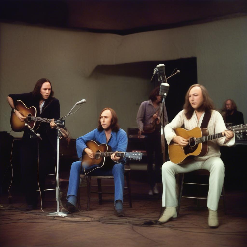 Crosby, Stills & Nash performing "Suite: Judy Blue Eyes"