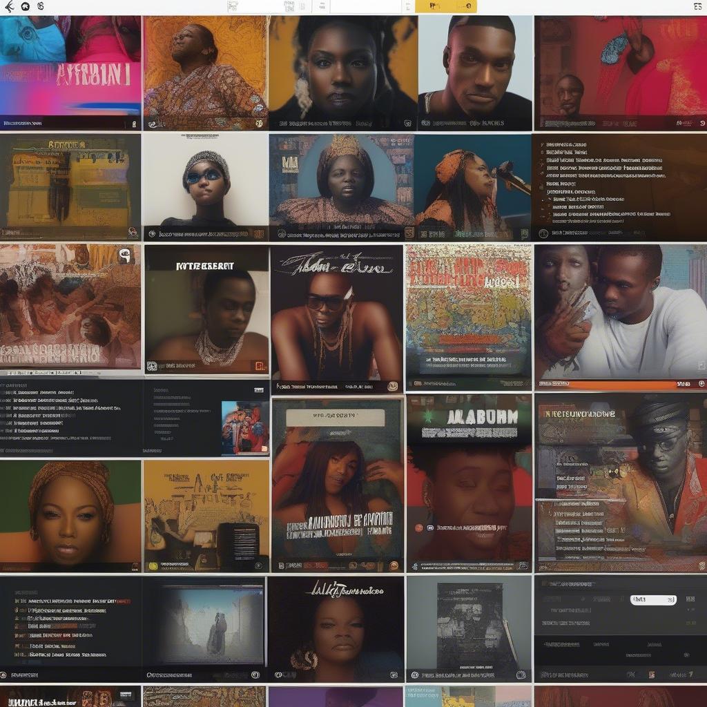 Current Afrobeat Chart-Toppers on a Music Streaming Platform