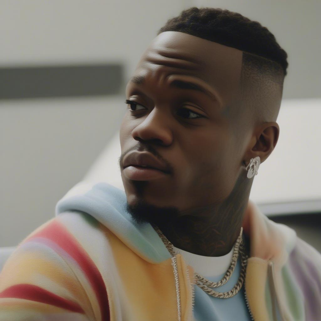 DaBaby in INTRO from KIRK album