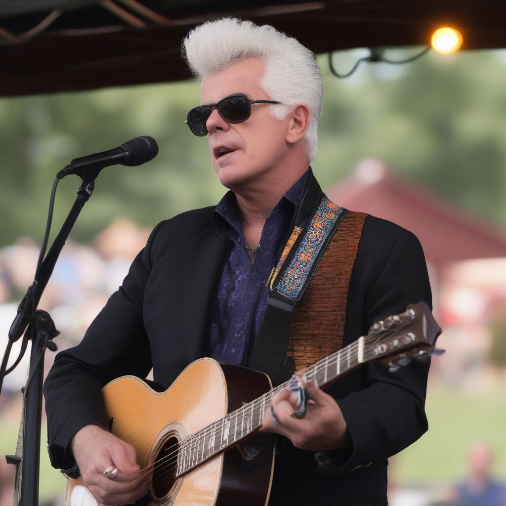 Dale Watson at the 2019 Lowell Folk Festival