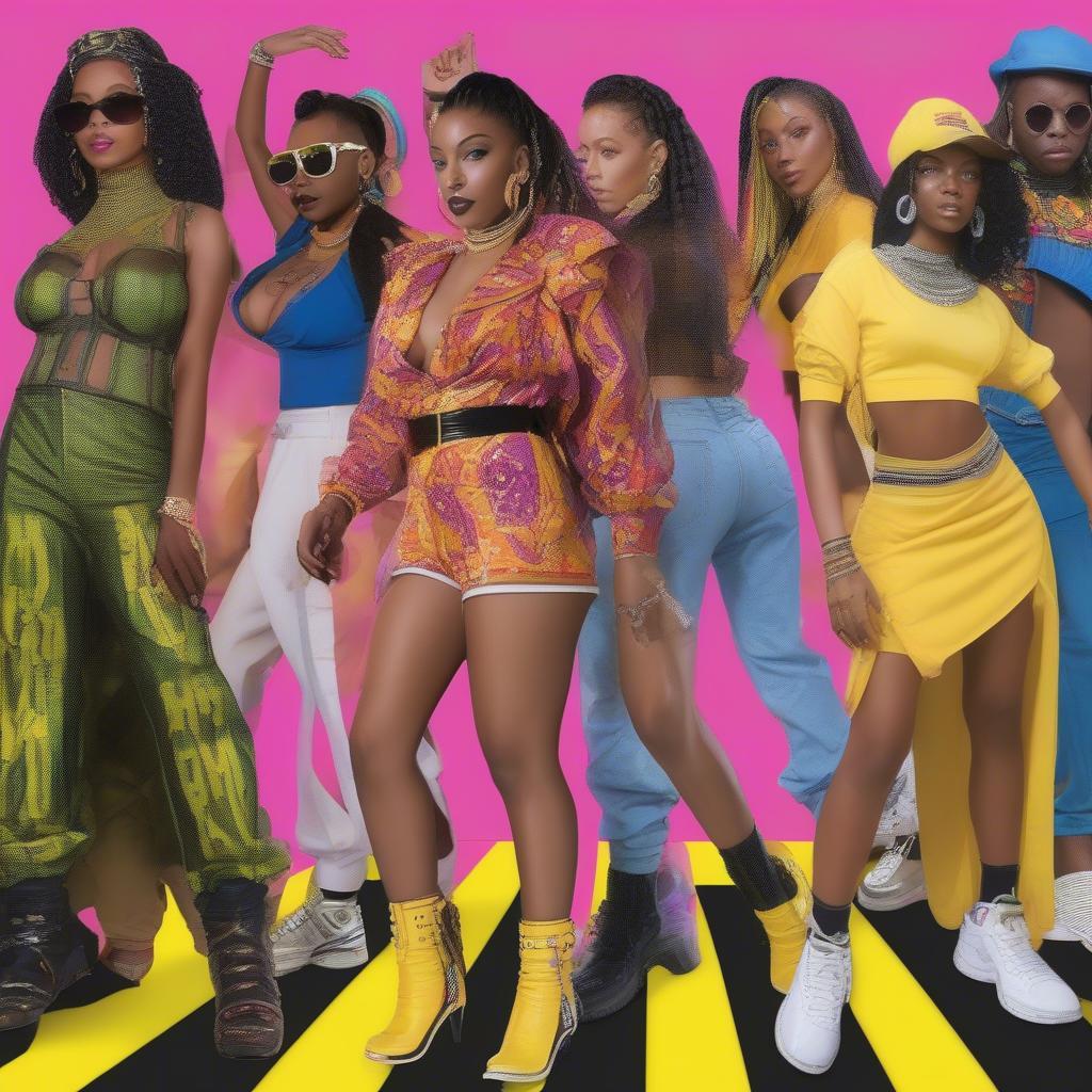 Dancehall Culture 2021: Images showcasing the impact of dancehall music on fashion, dance, and other aspects of popular culture in 2021.