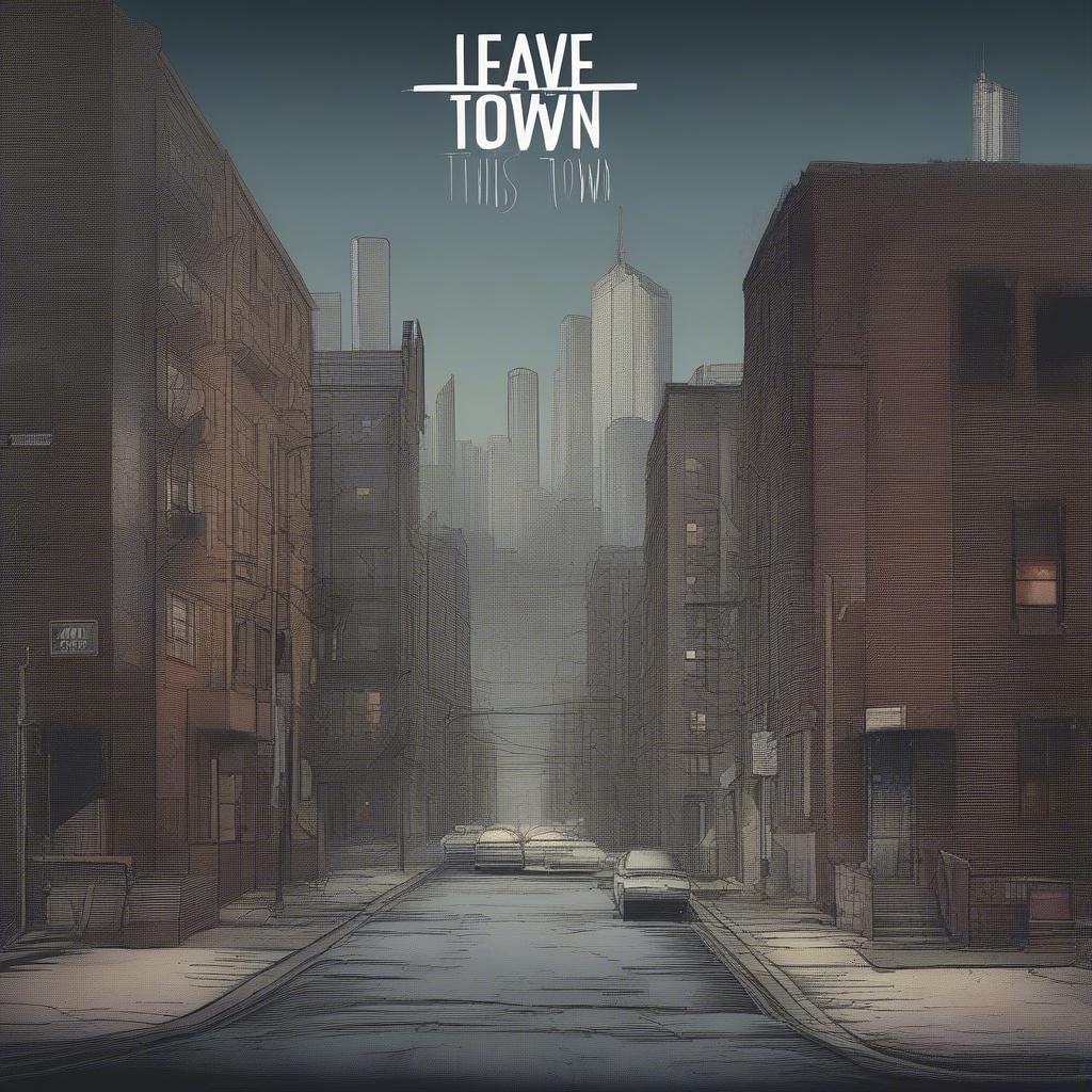 Album cover of "Leave This Town" by Daughtry