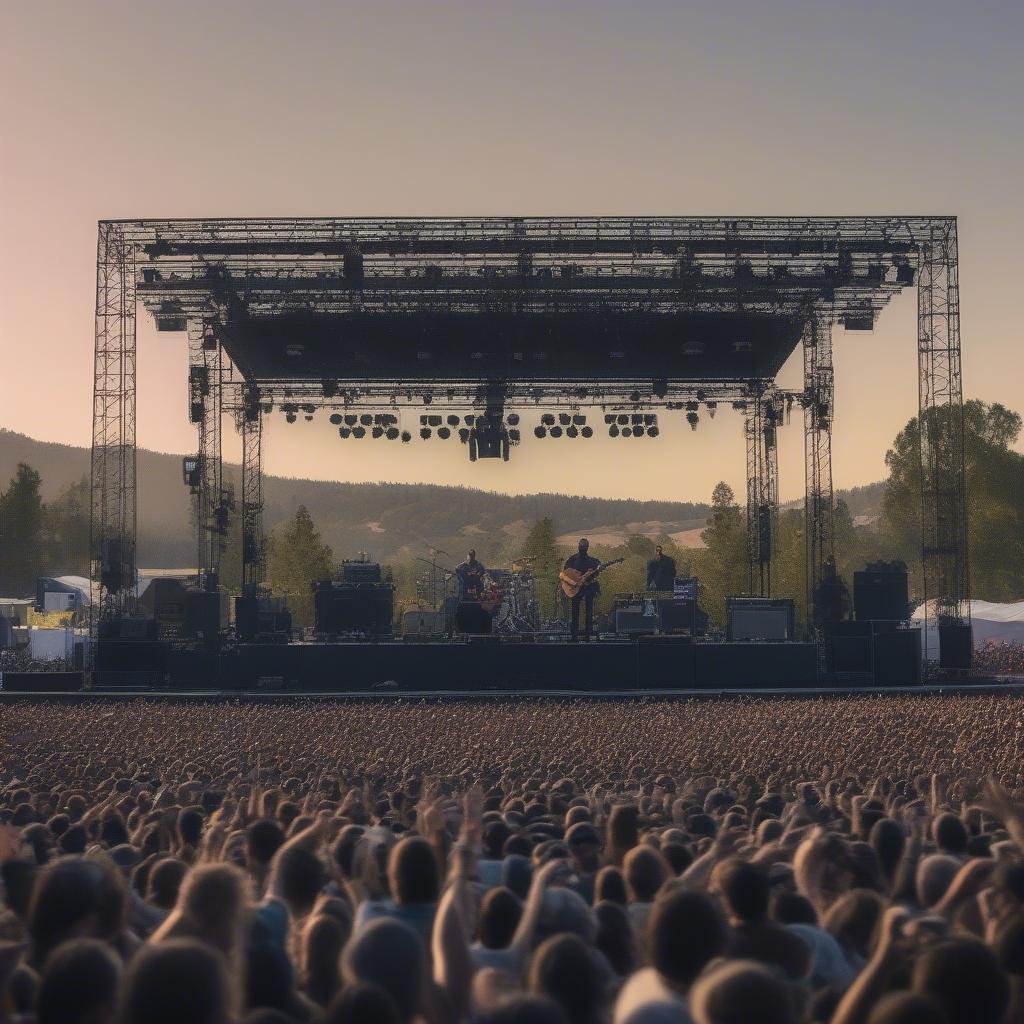 Dave Matthews Band performing live at BottleRock Napa Valley 2020