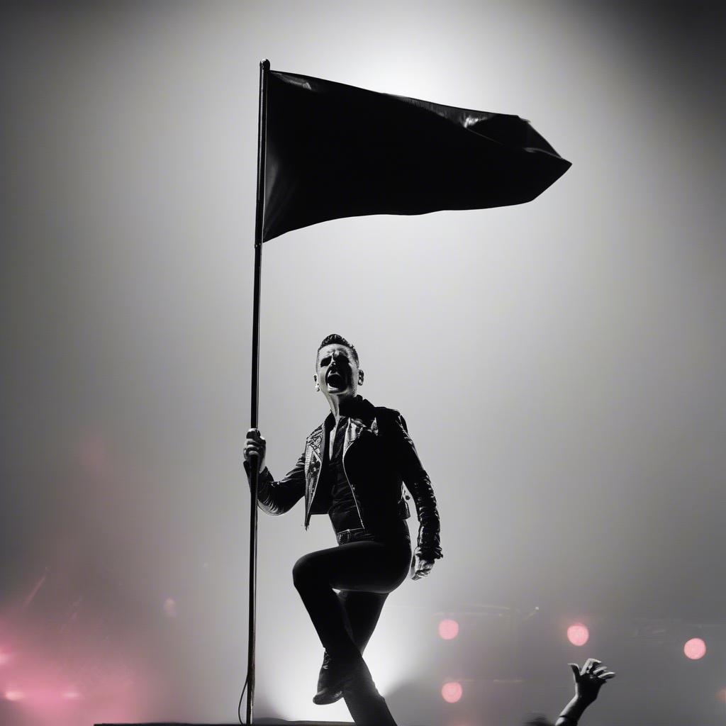 Depeche Mode performing Never Let Me Down Again live.