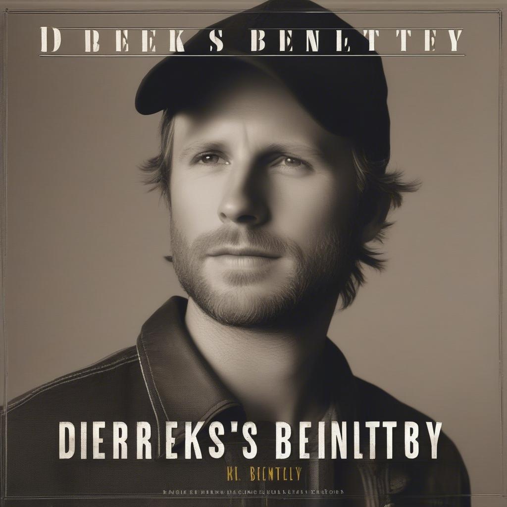 Dierks Bentley's first album cover, showcasing his youthful appearance and early country music style