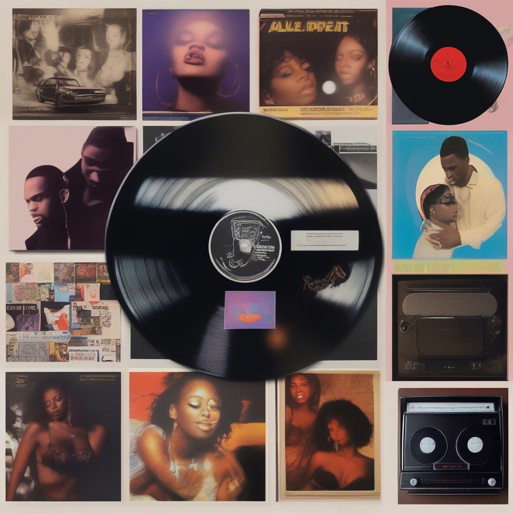 A Compilation of Album Covers from the Dirtiest 90s R&B Songs