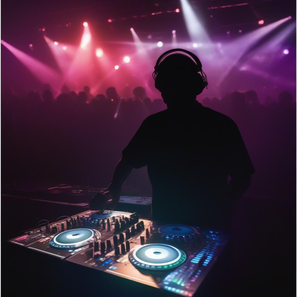 A DJ performing at a nightclub in 2015