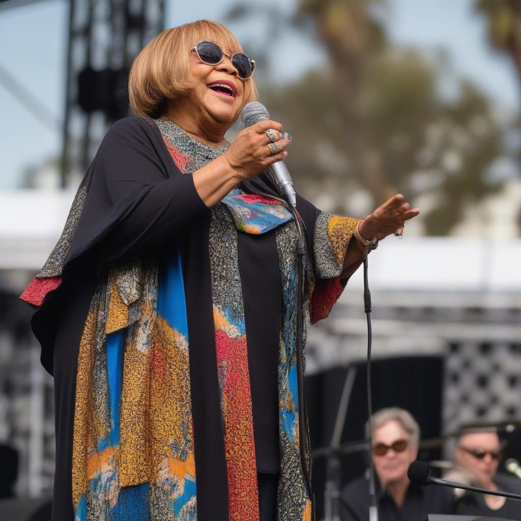 Mavis Staples performing at the 2019 Doheny Blues Festival