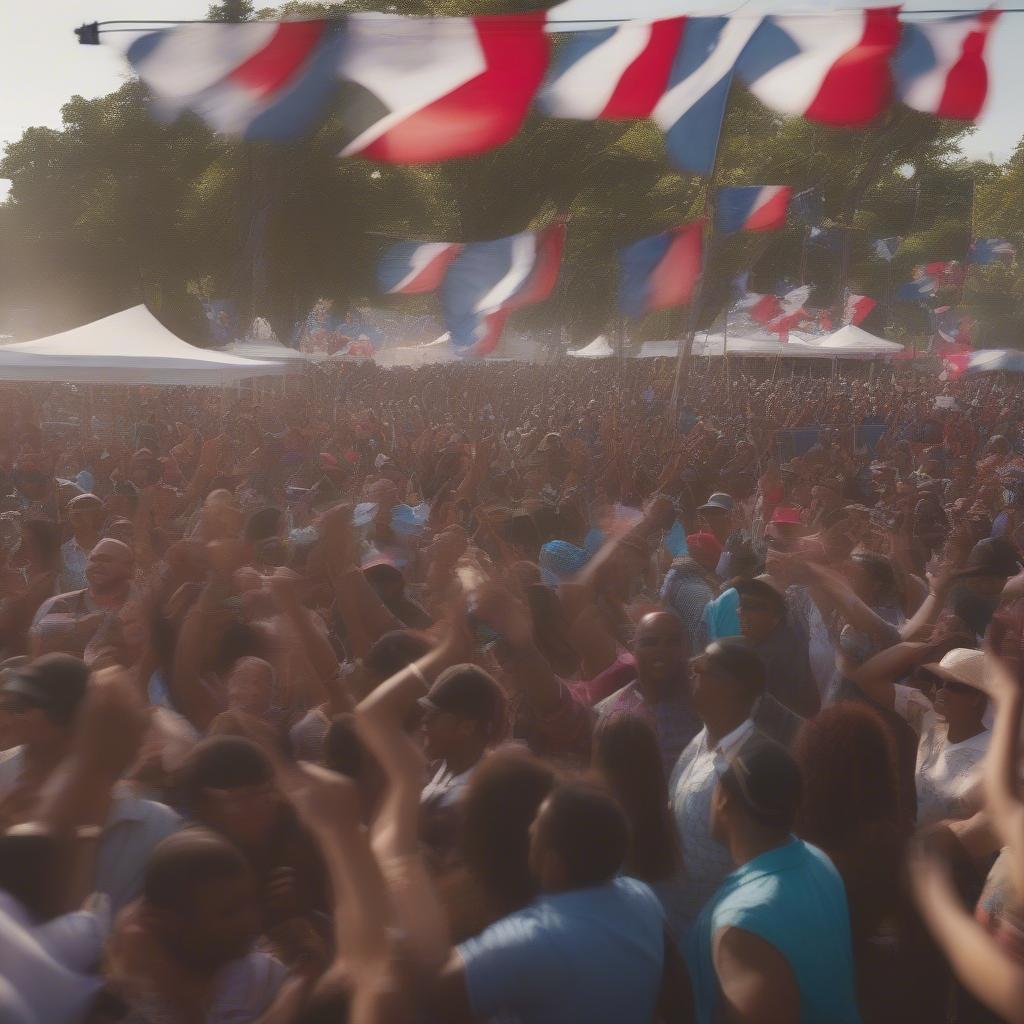 Dominican Music Festival Crowd