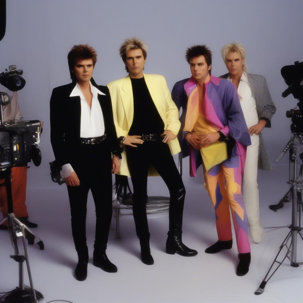 Duran Duran Filming a Music Video