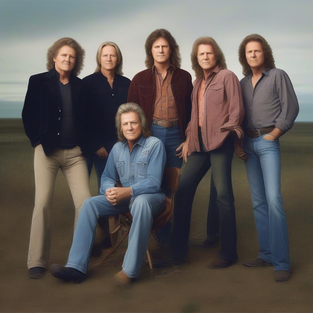 Eagles Band Members Portrait