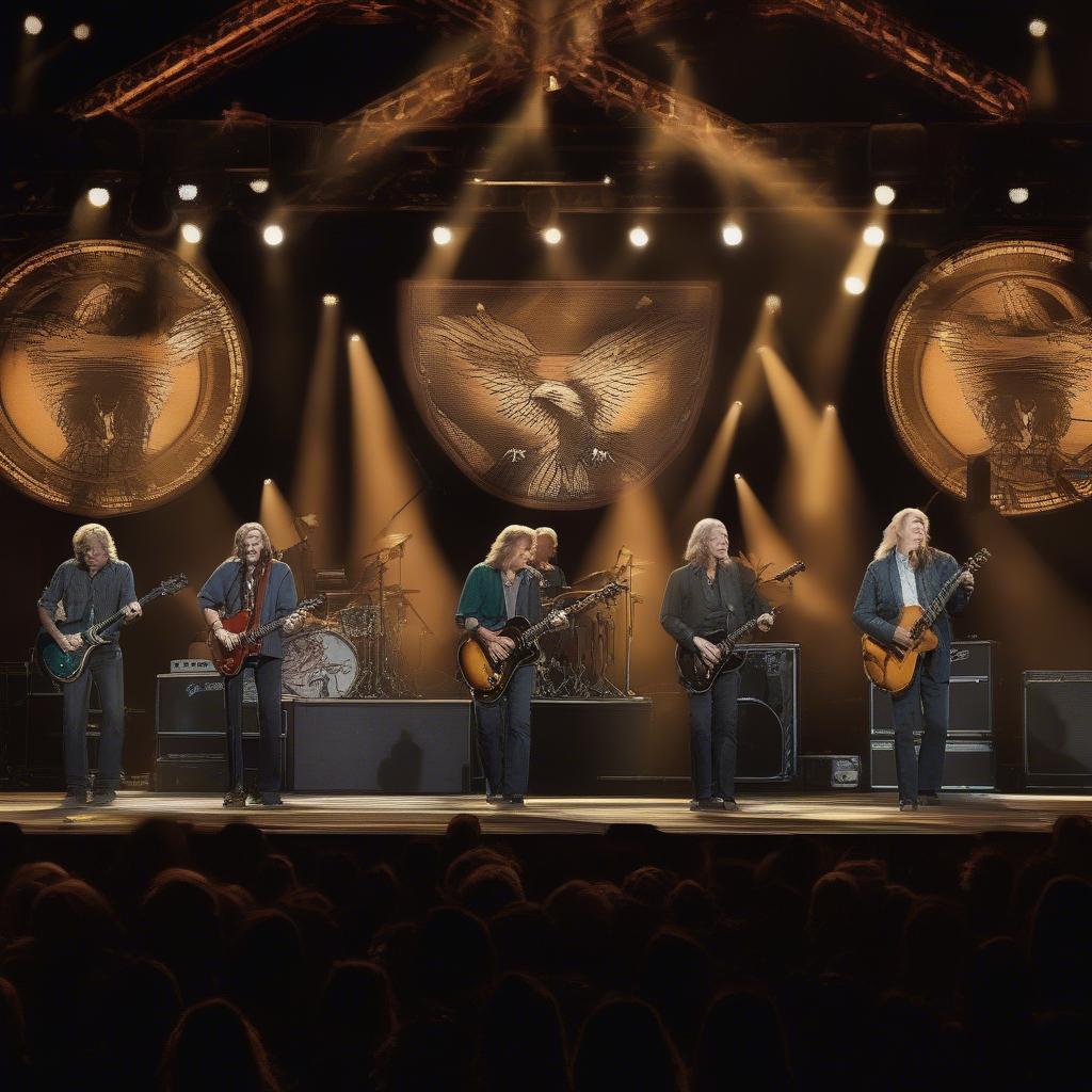 The Eagles performing live