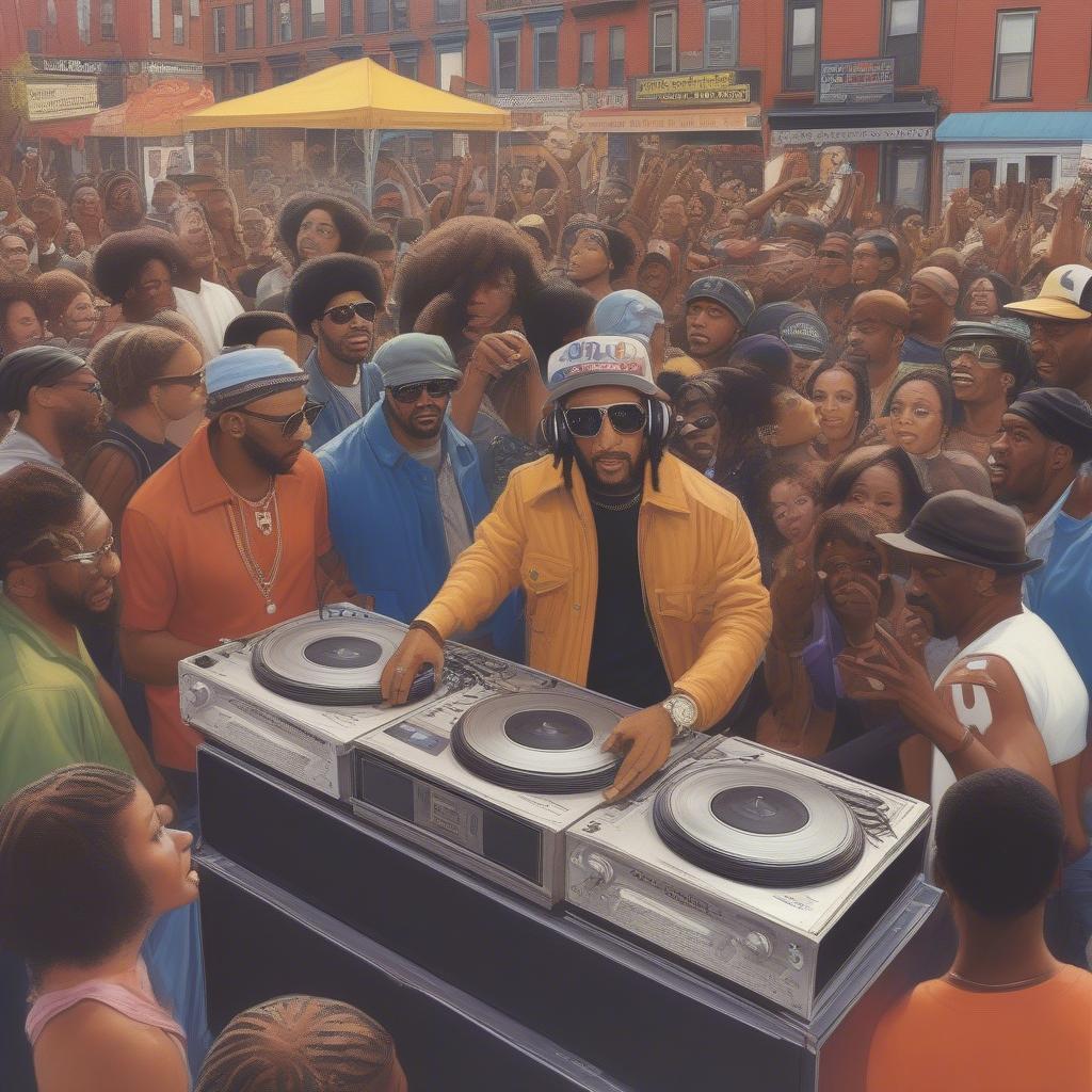 The Vibe of a 1970s Block Party