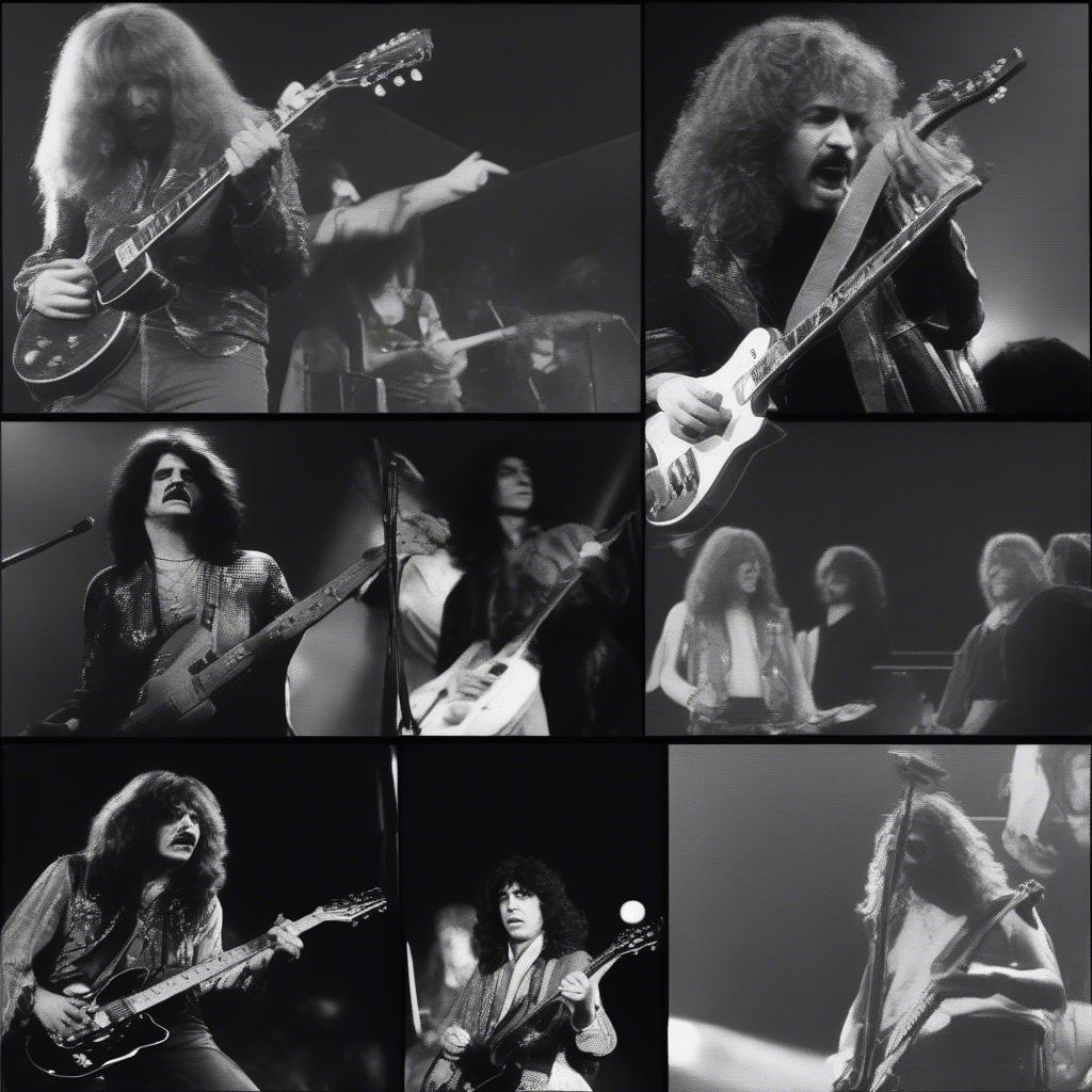 Early Metal Influences:  Black Sabbath and Led Zeppelin concert photos