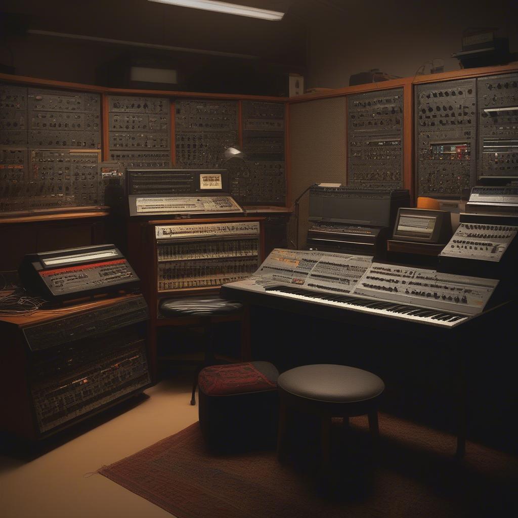 Early techno pioneers experimenting with synthesizers and drum machines.