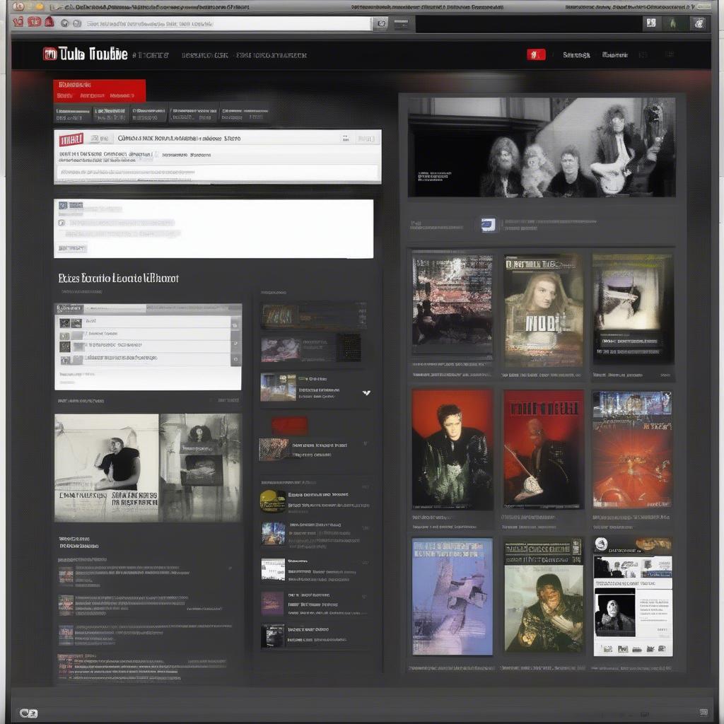 Early YouTube Interface