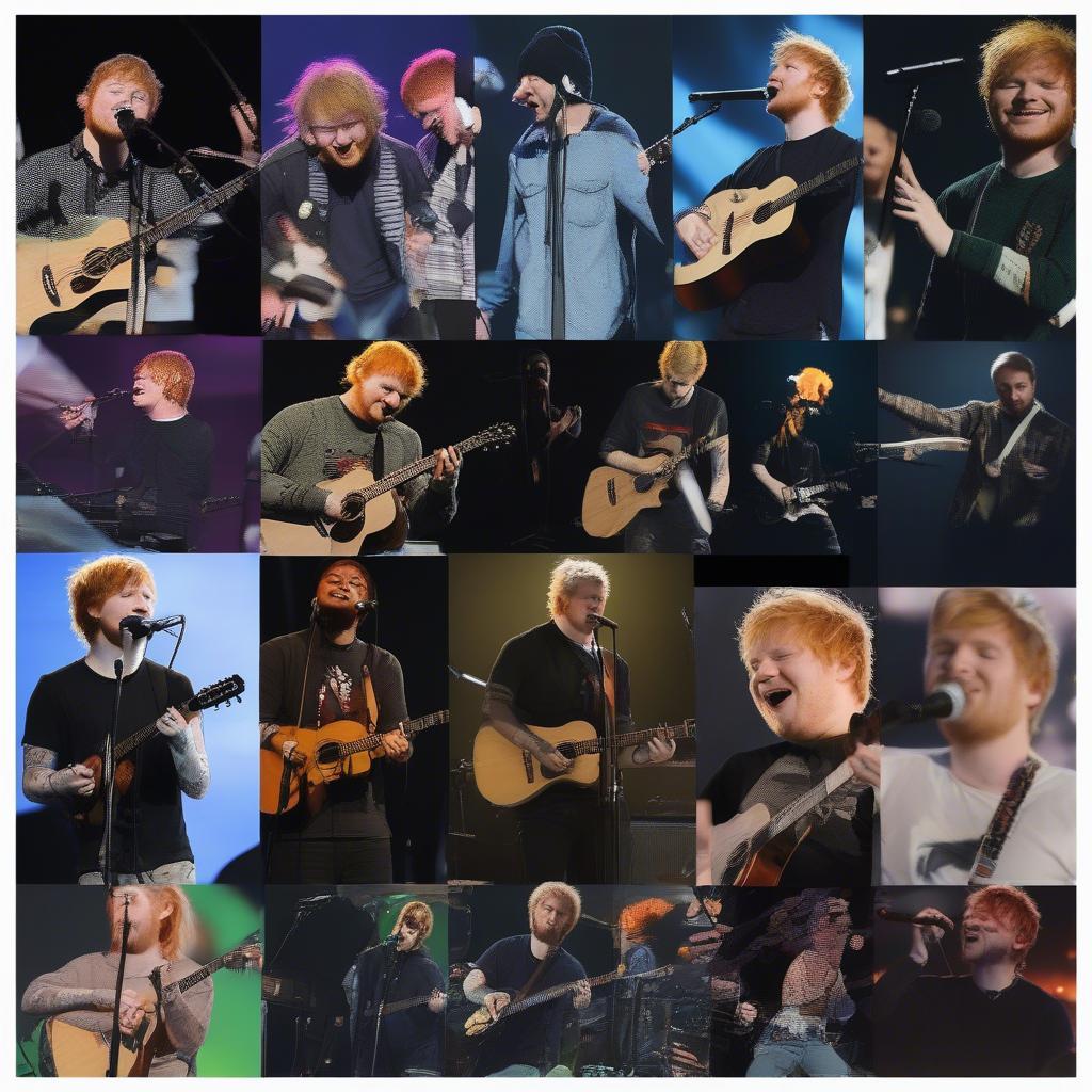 Ed Sheeran Performing His Latest Hits