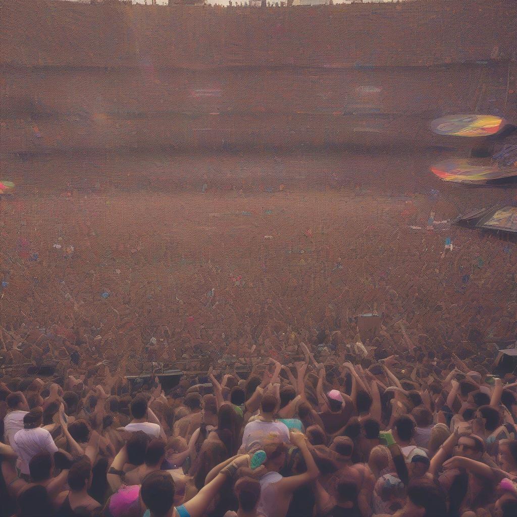 Crowd at an EDM Festival in 2011