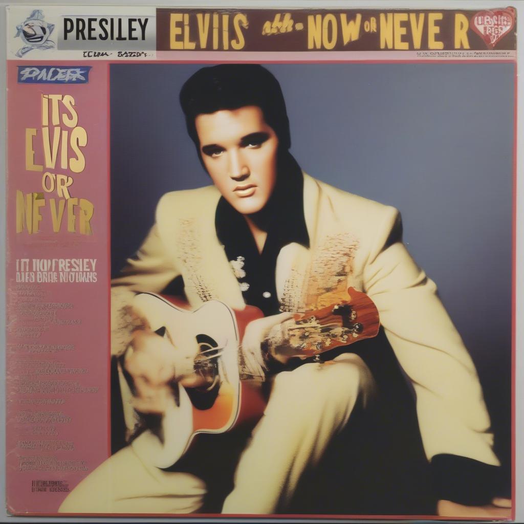 Elvis Presley's "It's Now or Never" Album Art