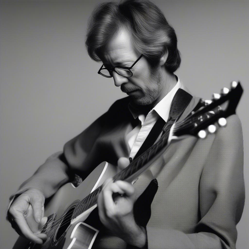 Eric Clapton Playing Guitar