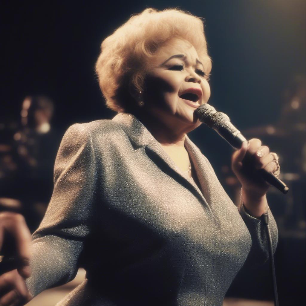 Etta James Performing "At Last"