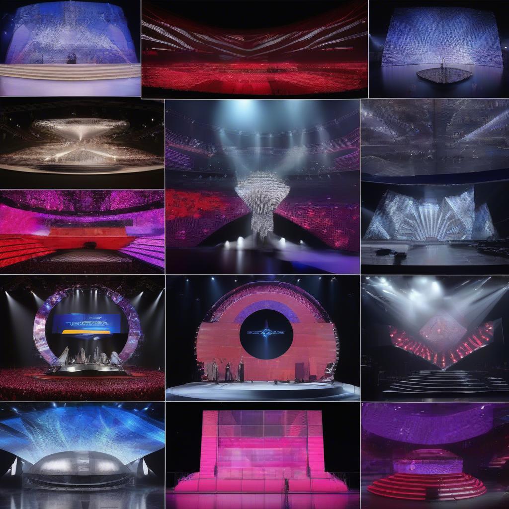 Evolution of Eurovision Stage Designs