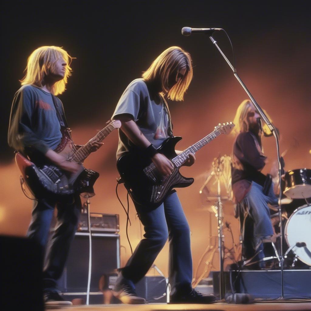 Nirvana Performing Smells Like Teen Spirit