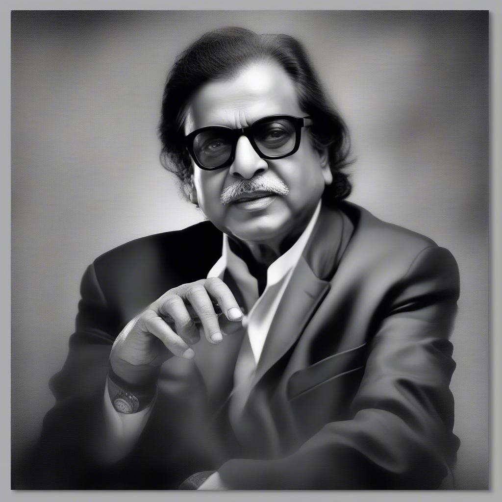 Portrait of a Famous Bollywood Music Director