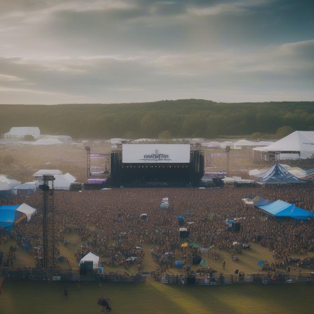 Festival Goers at Louder Than Life 2019