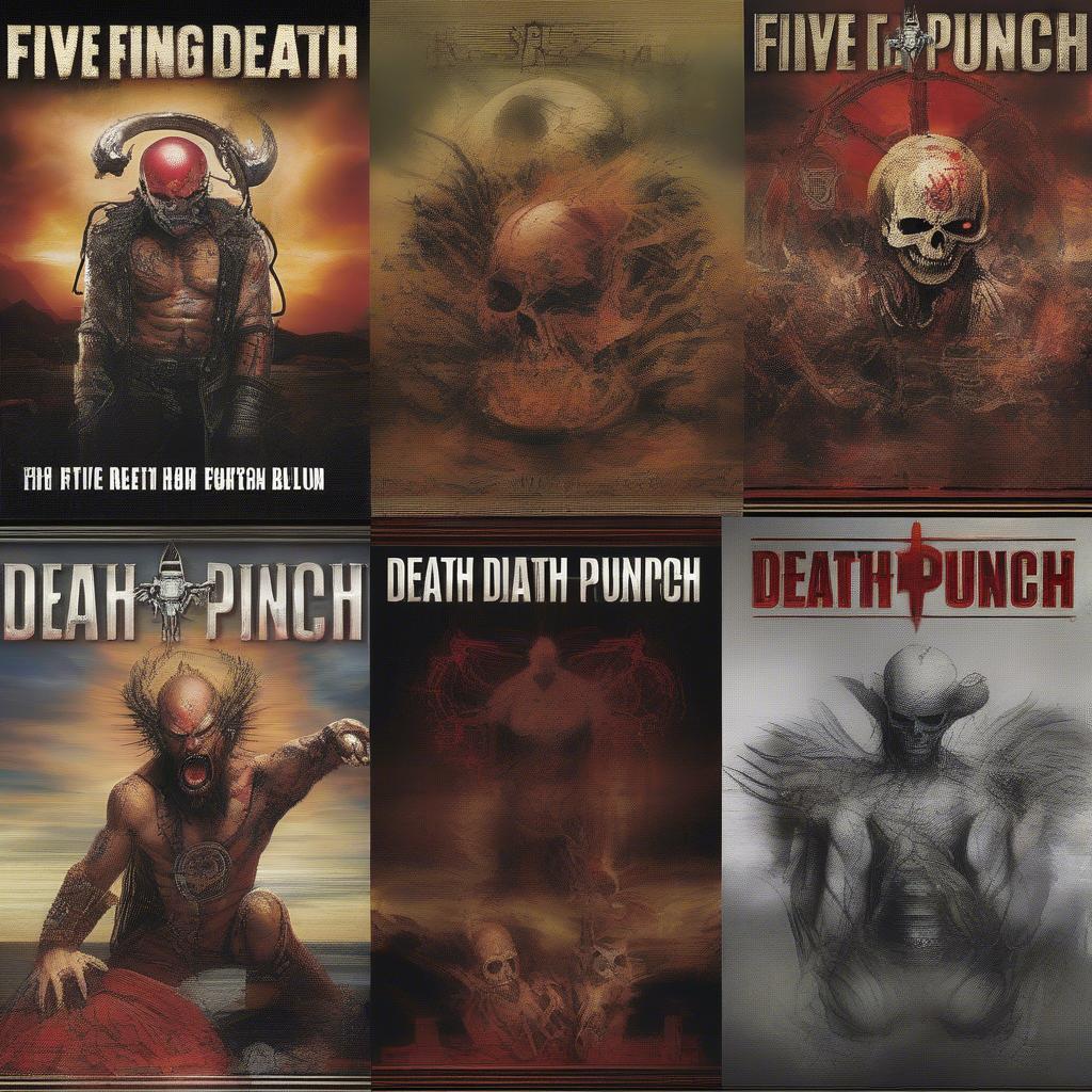 Five Finger Death Punch Album Covers