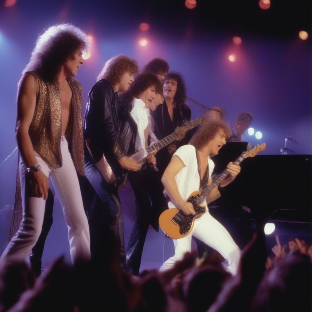 Foreigner Performing Live in the 80s