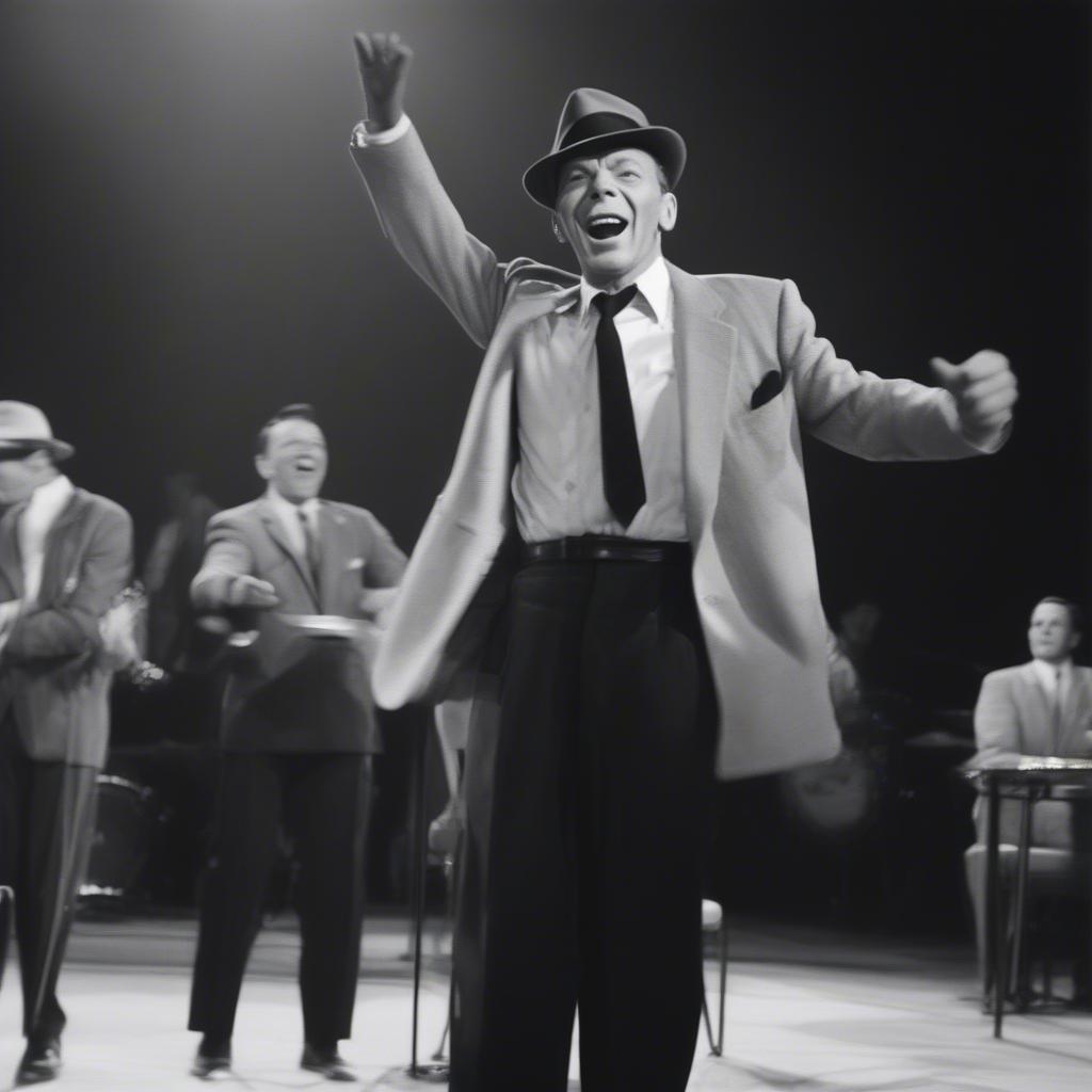 Frank Sinatra performing That's Life