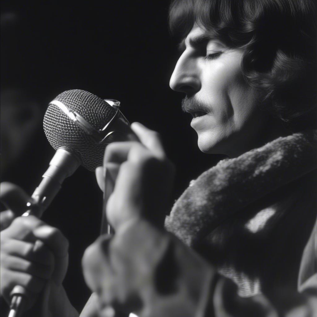 George Harrison singing My Sweet Lord