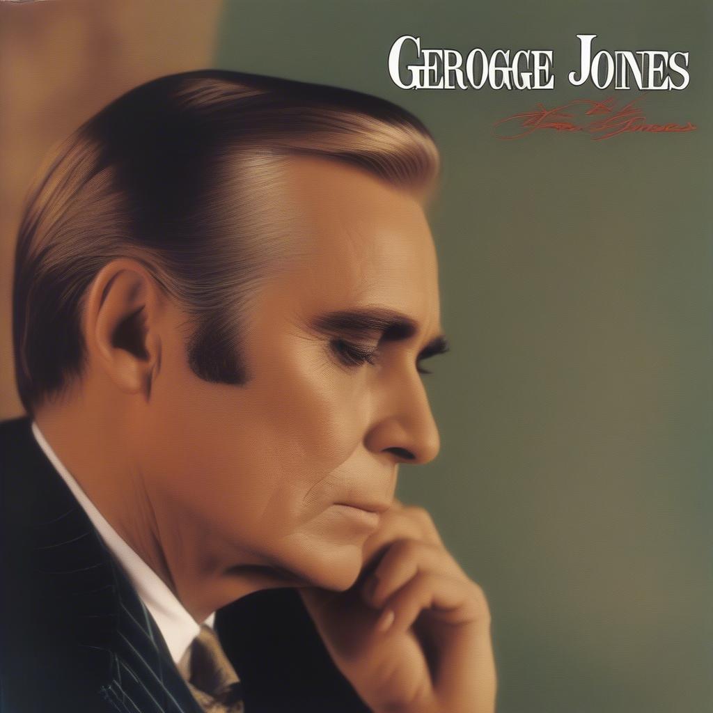 The album cover of "He Stopped Loving Her Today" by George Jones