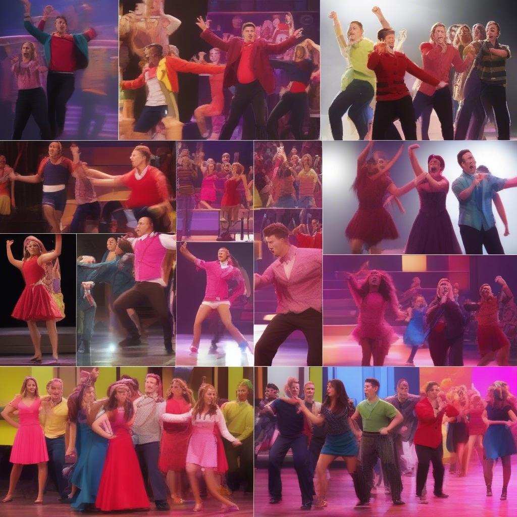 Glee Cast Performing a Mashup