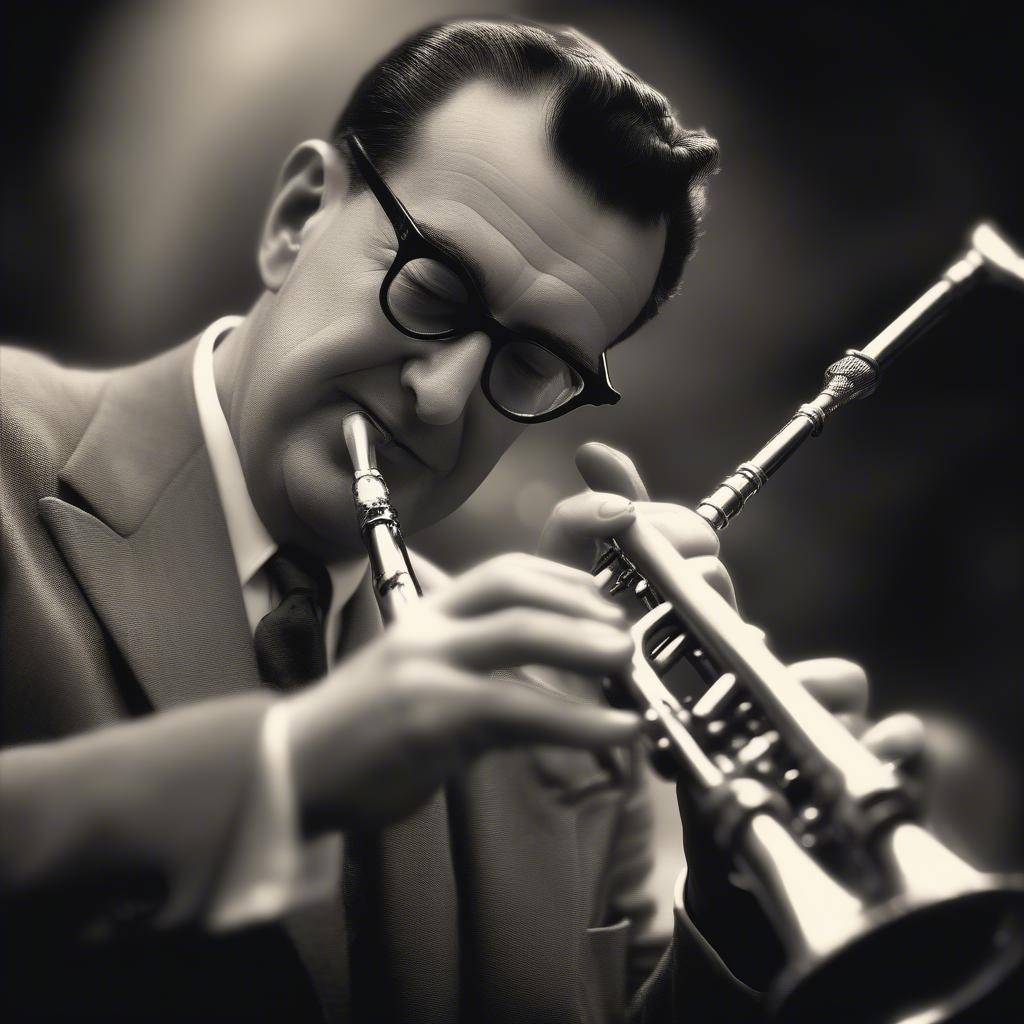 Glenn Miller playing "Moonlight Serenade"