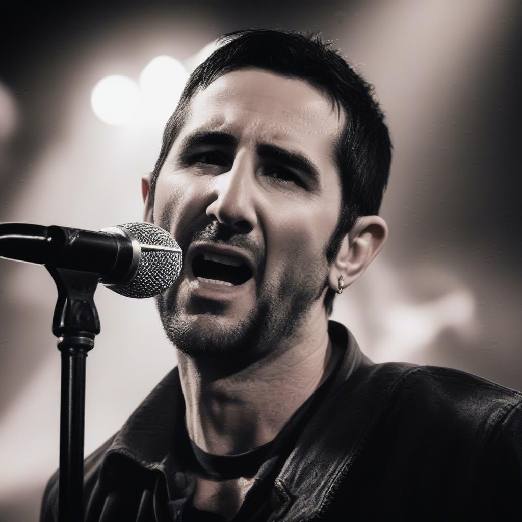 Sully Erna singing with passion