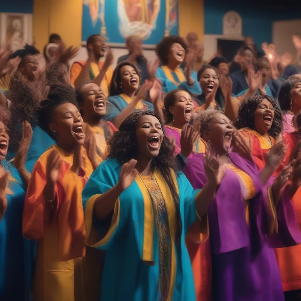 Energetic Gospel Choir Performance