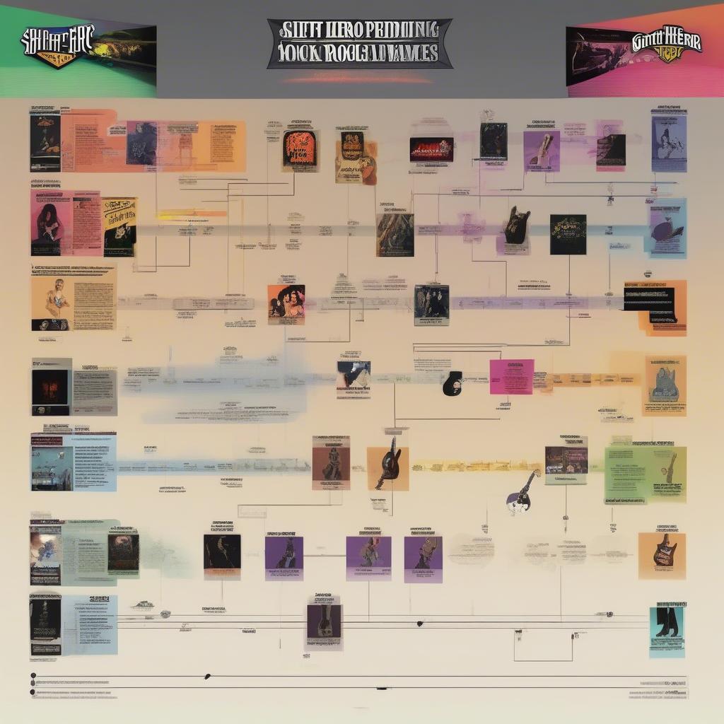 Evolution of Music Genres in Guitar Hero