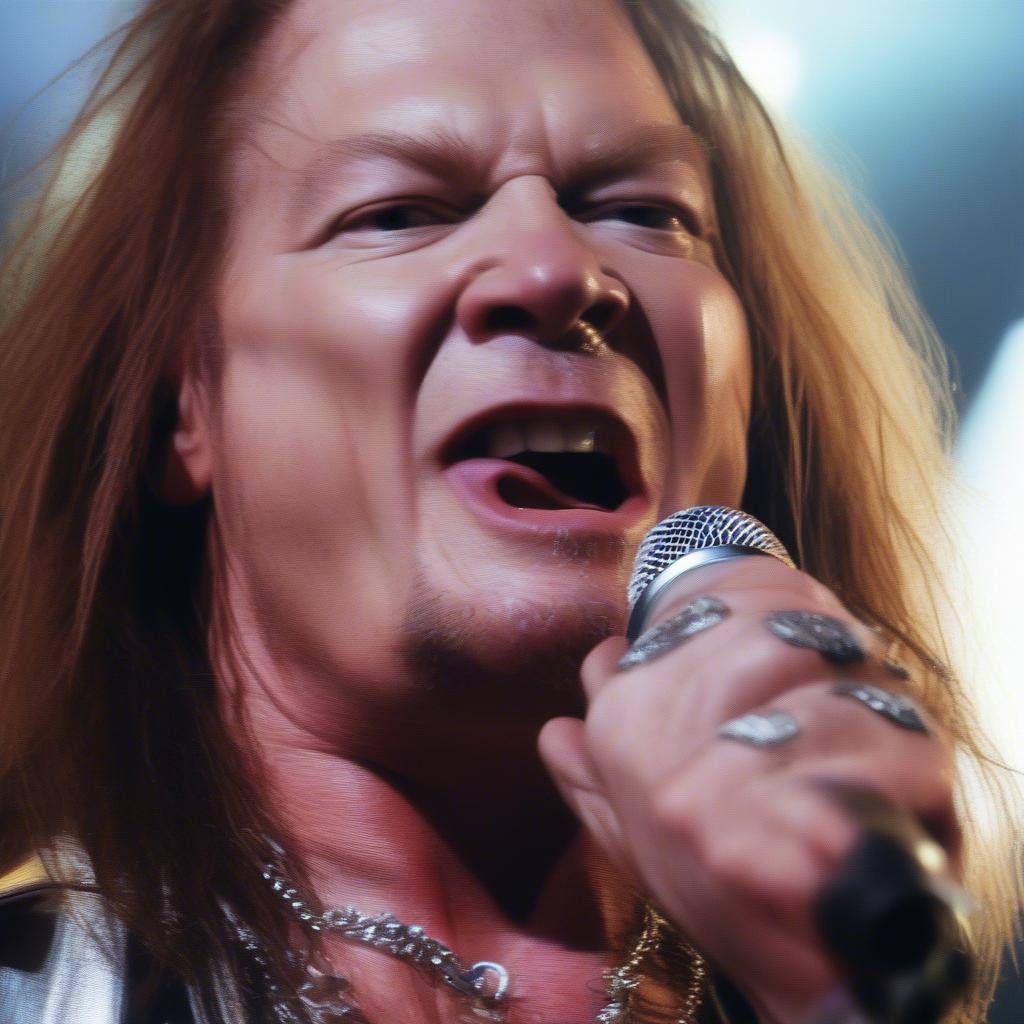 Axl Rose Performing Live