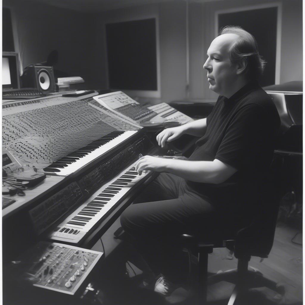 Hans Zimmer at a Keyboard