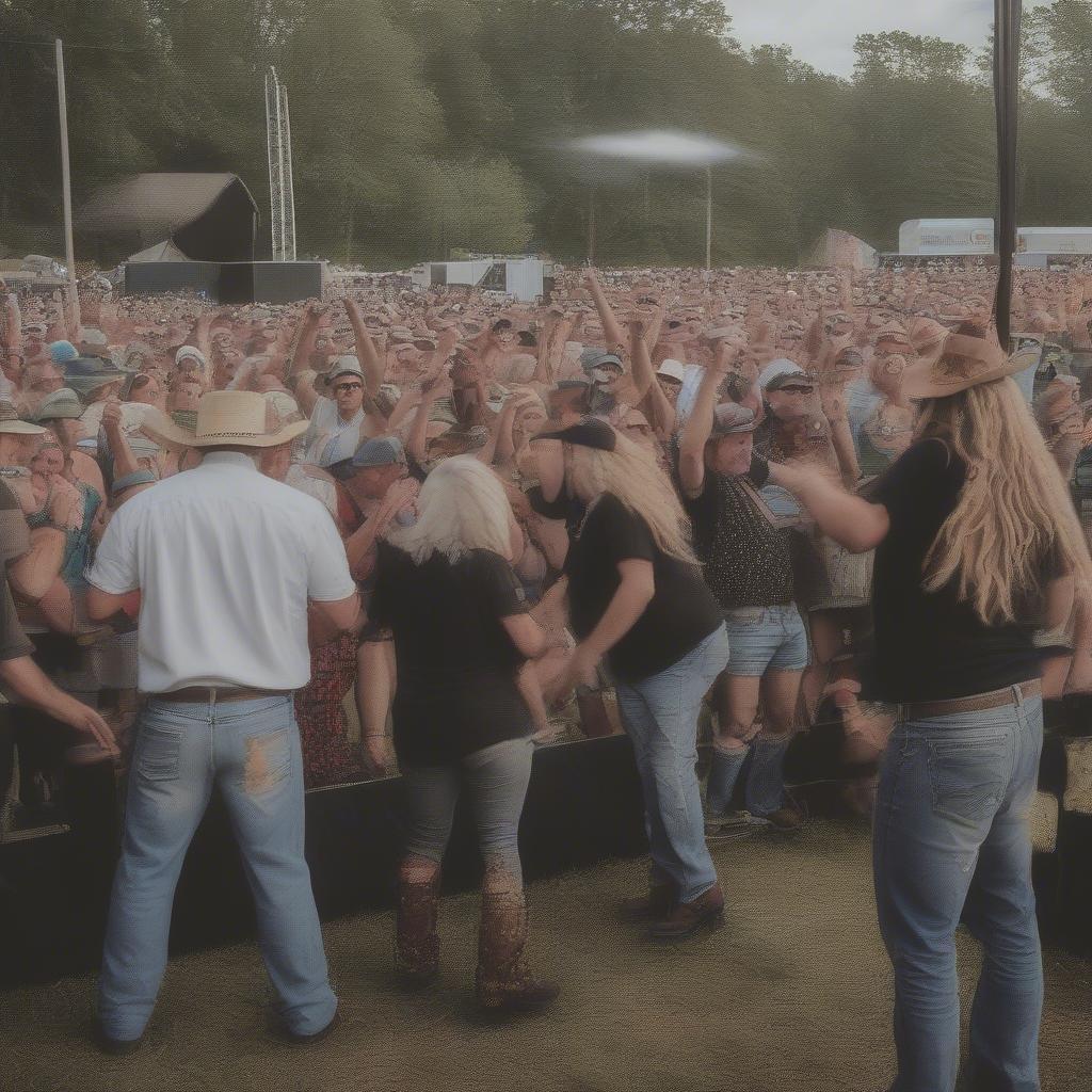 Hillbilly Casino Performing "Shake It" at Muddy Roots