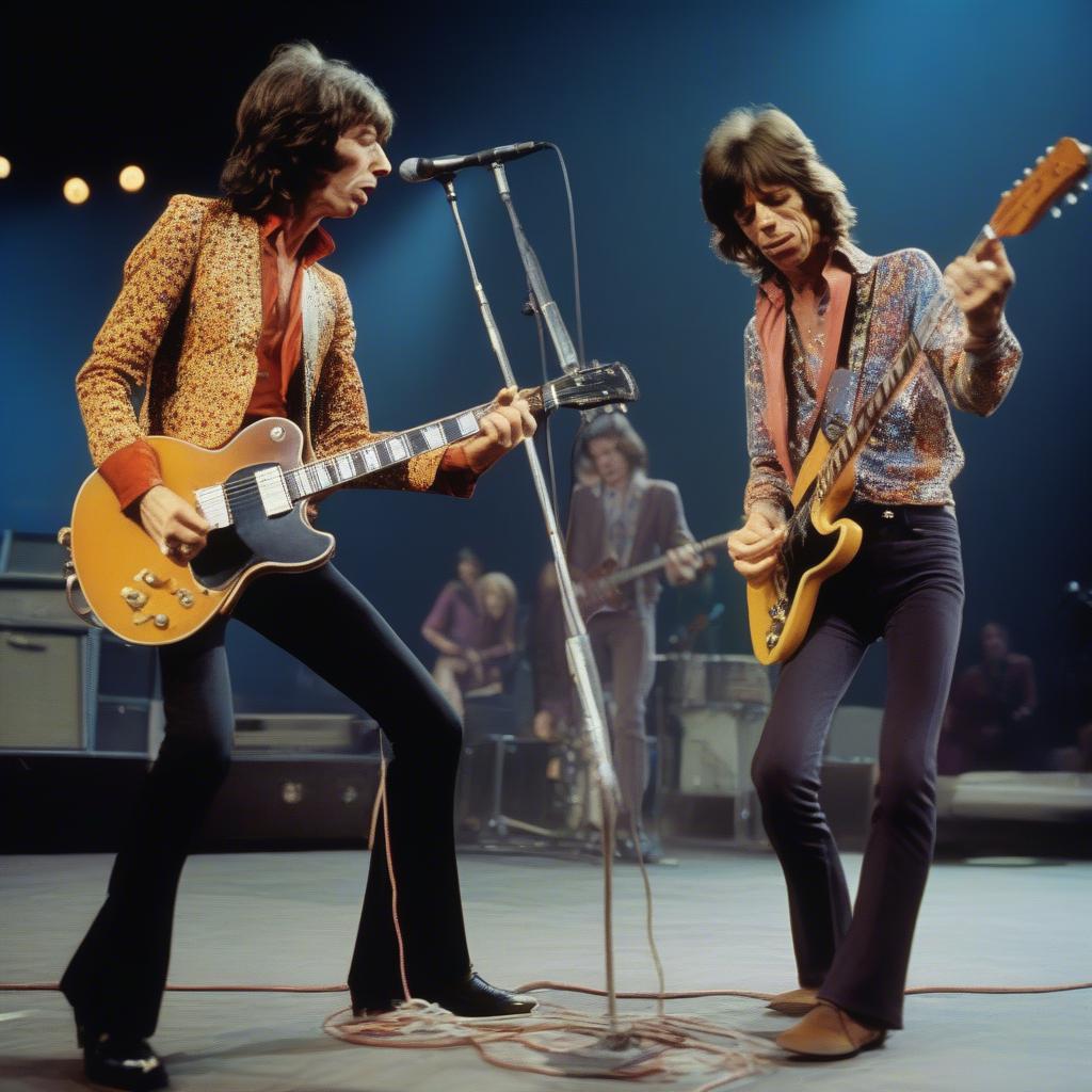 The Rolling Stones performing "Honky Tonk Women"