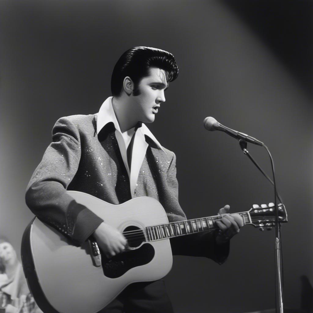 Elvis Presley Performing "Hound Dog"