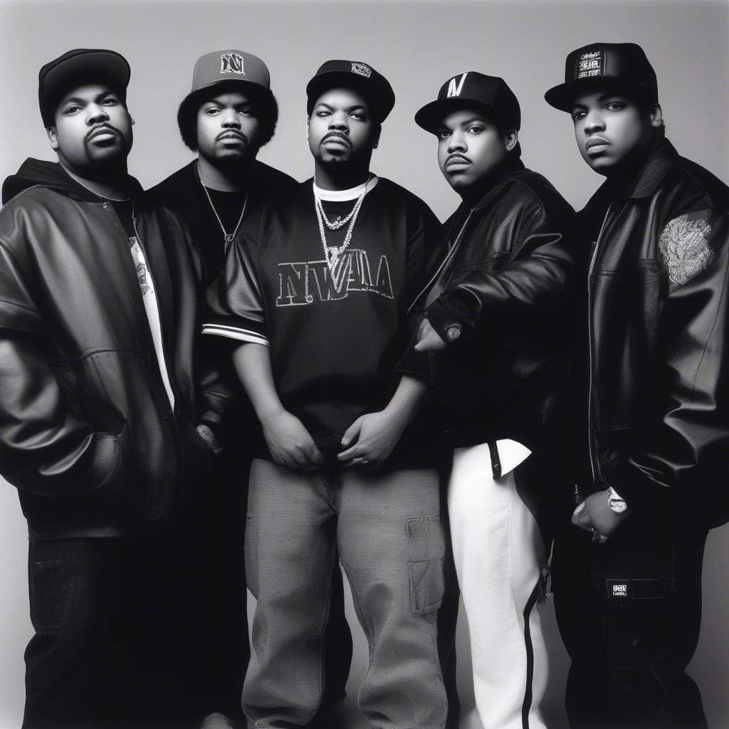 Ice Cube in his N.W.A. days