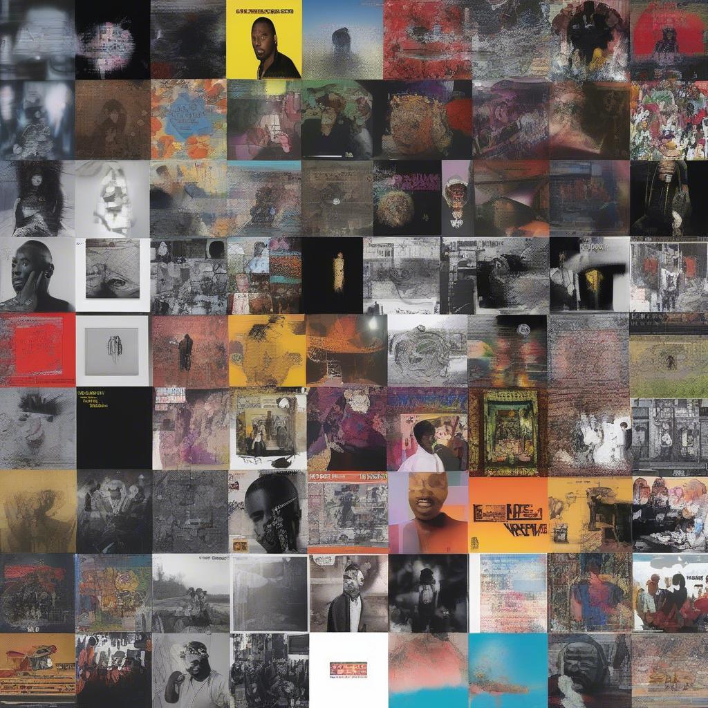 Iconic Hip Hop Album Covers from 2014