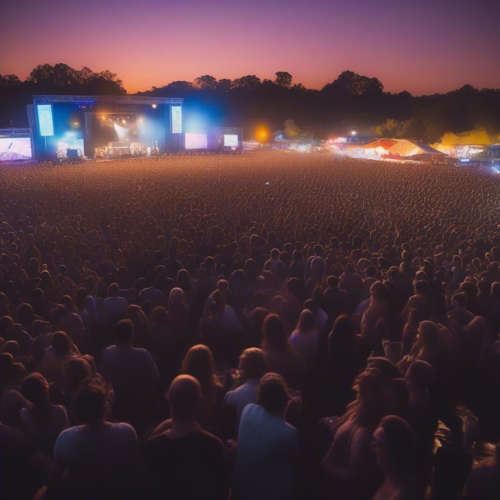 Indie Music Festival Crowd